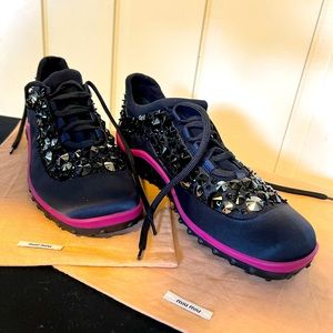 Astro Runner Trainer MIU MIU 
Size EU 40 US 10 UK 8.5